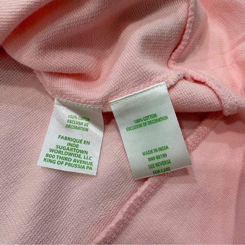 🌟LILLY PULITZER🌟 RAMI SWEATSHIRT LOVE BREAST CANCER PINK BLOSSOM SZ M - Picture 7 of 10